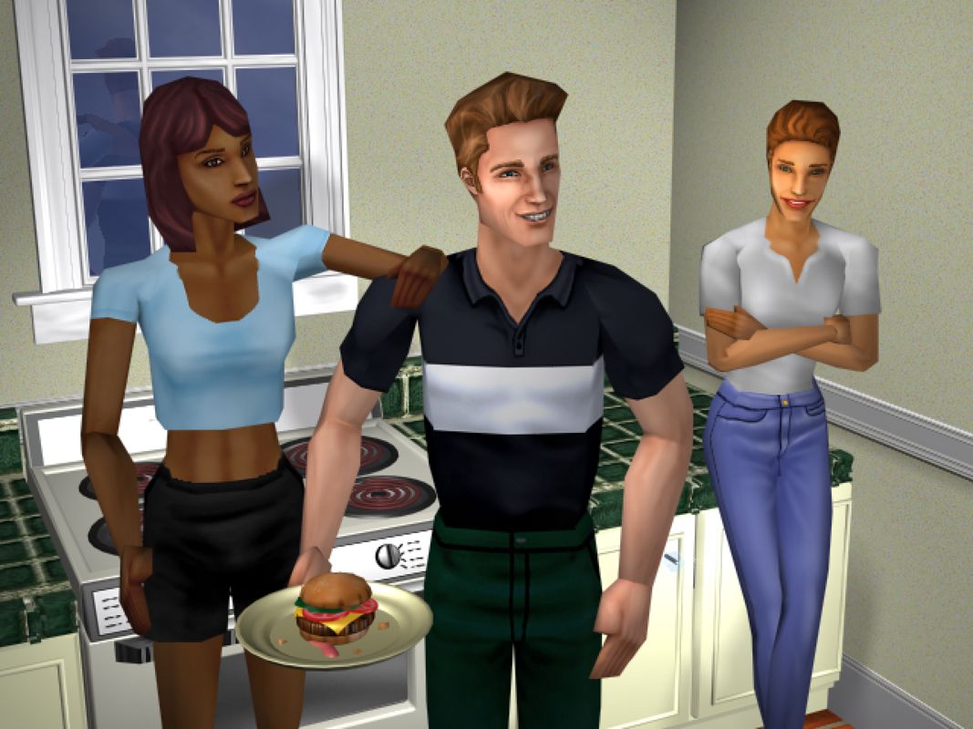 The Sims Render (The Sims Press Kit 1999): Kitchen Mid