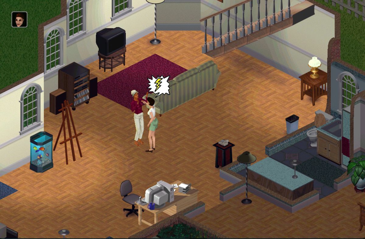 The Sims Screenshot (The Sims Press Kit 1999)
