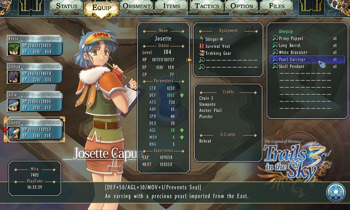 The Legend of Heroes: Trails in the Sky the 3rd Screenshot (Steam)