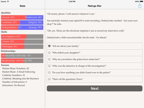 Ratings War Screenshot (iTunes Store)