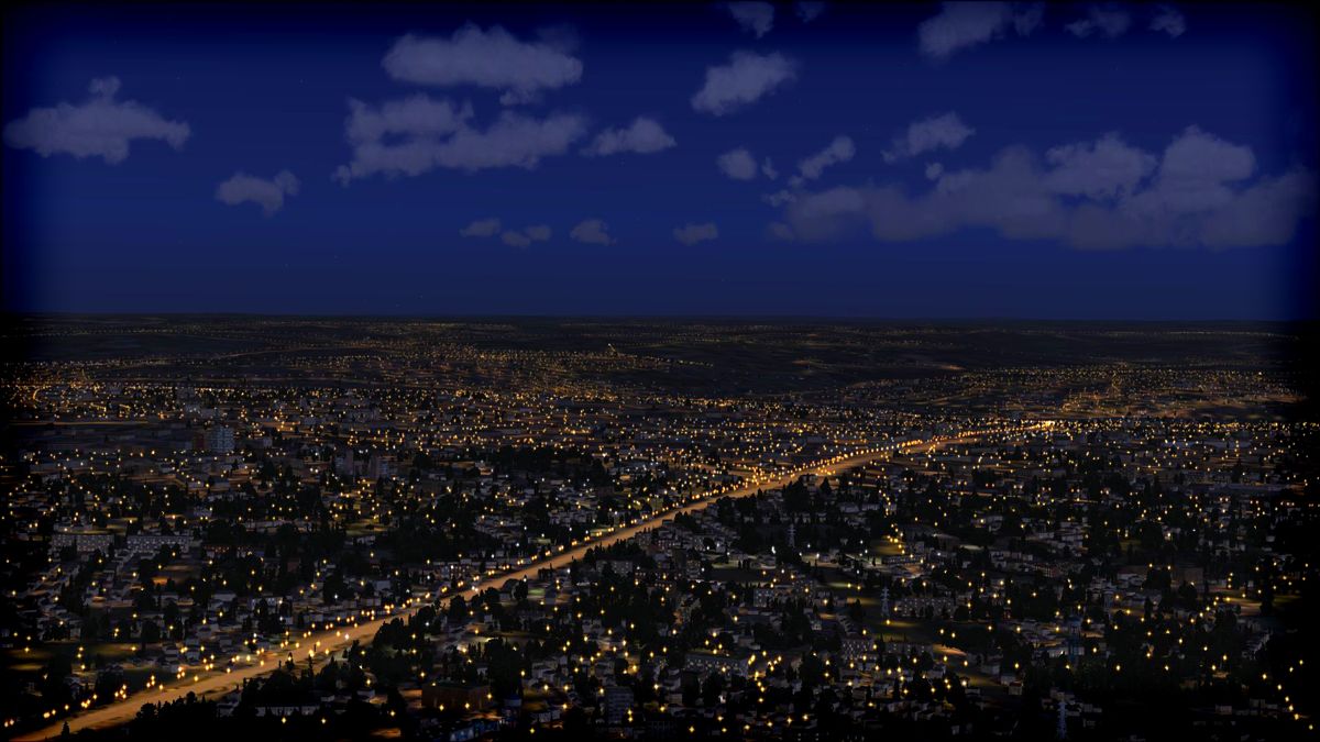 Microsoft Flight Simulator X: Steam Edition - Night Environment: British Isles Screenshot (Steam)