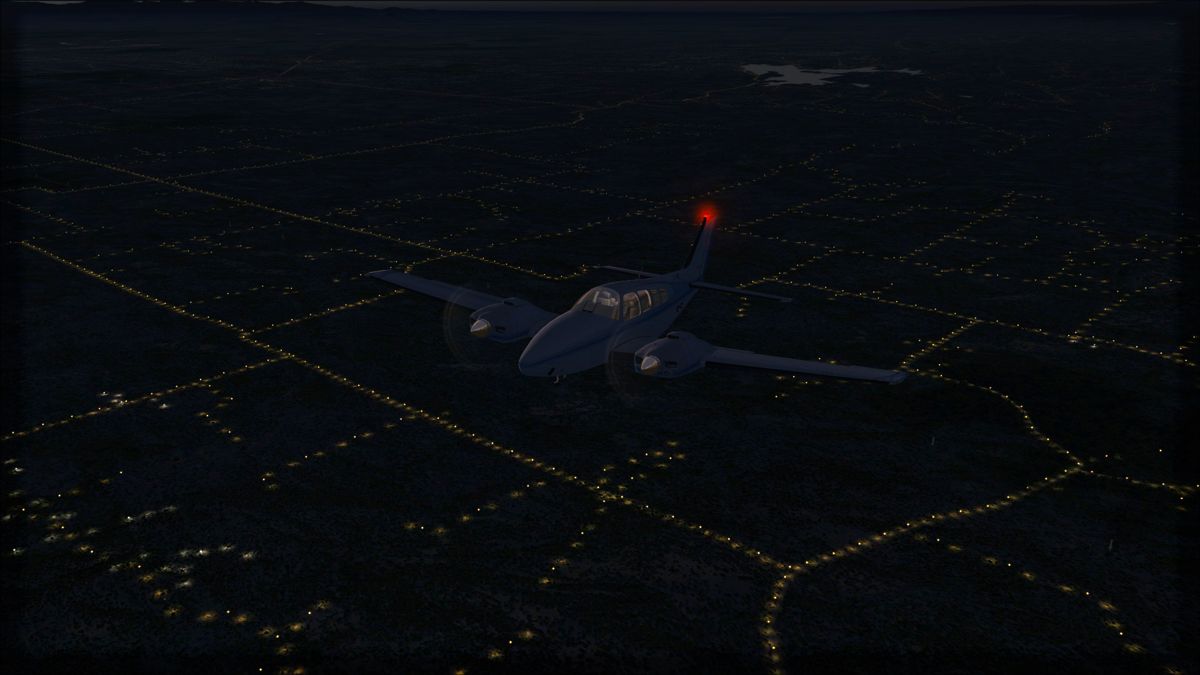 Microsoft Flight Simulator X: Steam Edition - Night Environment: California Screenshot (Steam)