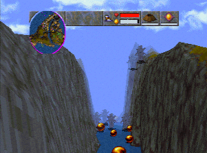 Magic Carpet Plus Screenshot (Bullfrog website, 1996): Chasm Saturn version screenshot