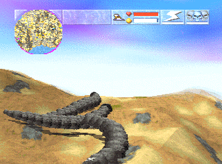 Magic Carpet Plus Screenshot (Bullfrog website, 1996): Wyrms Play Station version screenshot
