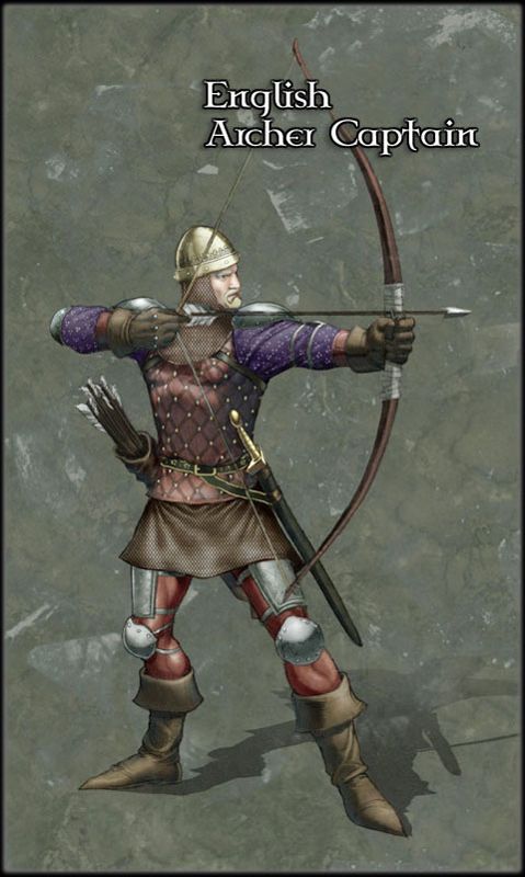 Wars and Warriors: Joan of Arc Concept Art (Concept Art): English archer captain