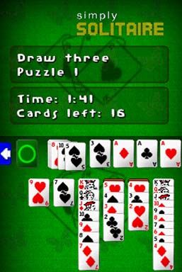 Simply Solitaire Screenshot (Nintendo.com)