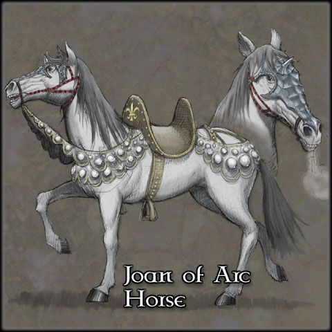 Wars and Warriors: Joan of Arc Concept Art (Concept Art): Joam of Arc horse