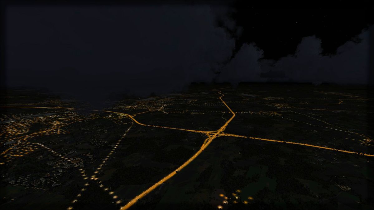 Microsoft Flight Simulator X: Steam Edition - Night Environment: Germany Screenshot (Steam)