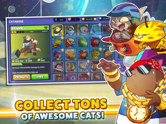 Tap Cats: Idle Warfare Screenshot (iTunes Store)