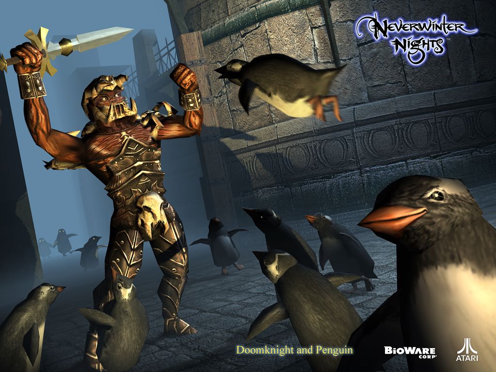 Neverwinter Nights Wallpaper (Official website, 2002): Doom knight