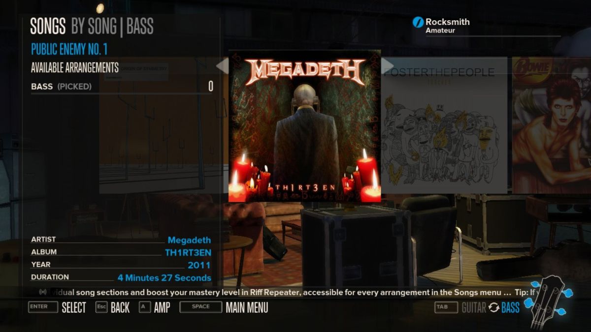 Rocksmith: Megadeth - Public Enemy No. 1 Screenshot (Steam)