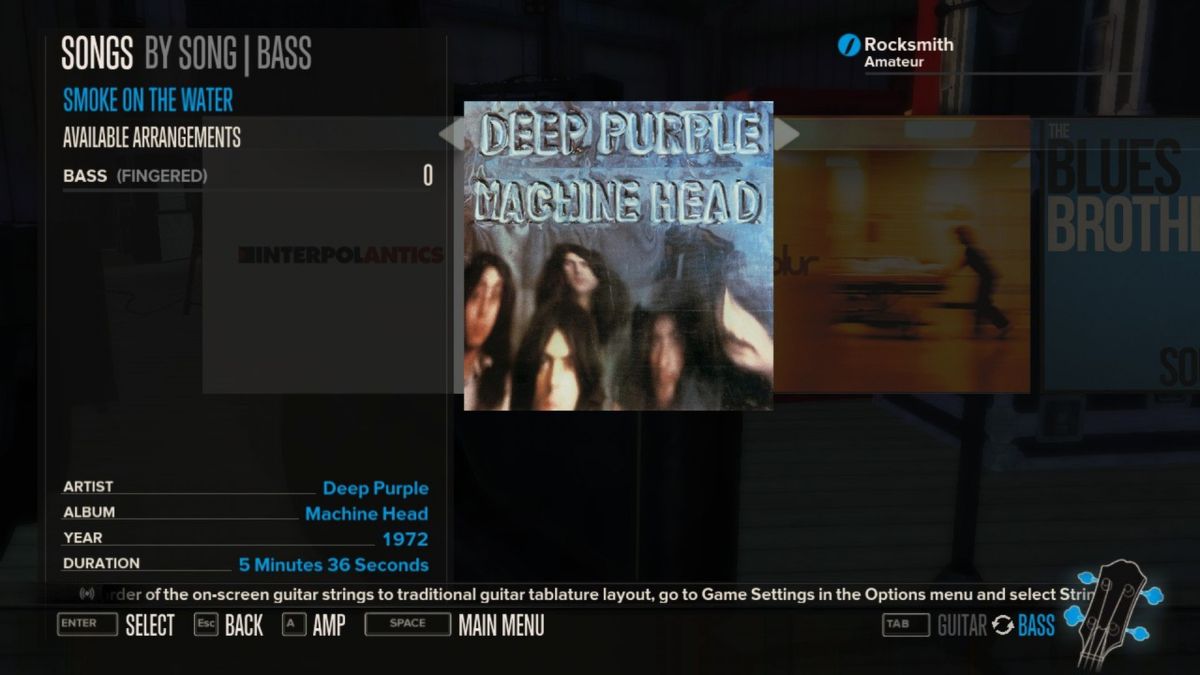 Rocksmith: Deep Purple - Smoke on the Water Screenshot (Steam)