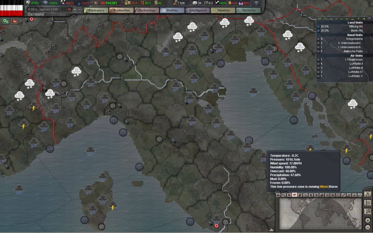 Hearts of Iron III: Sounds of Conflict Screenshot (Steam)