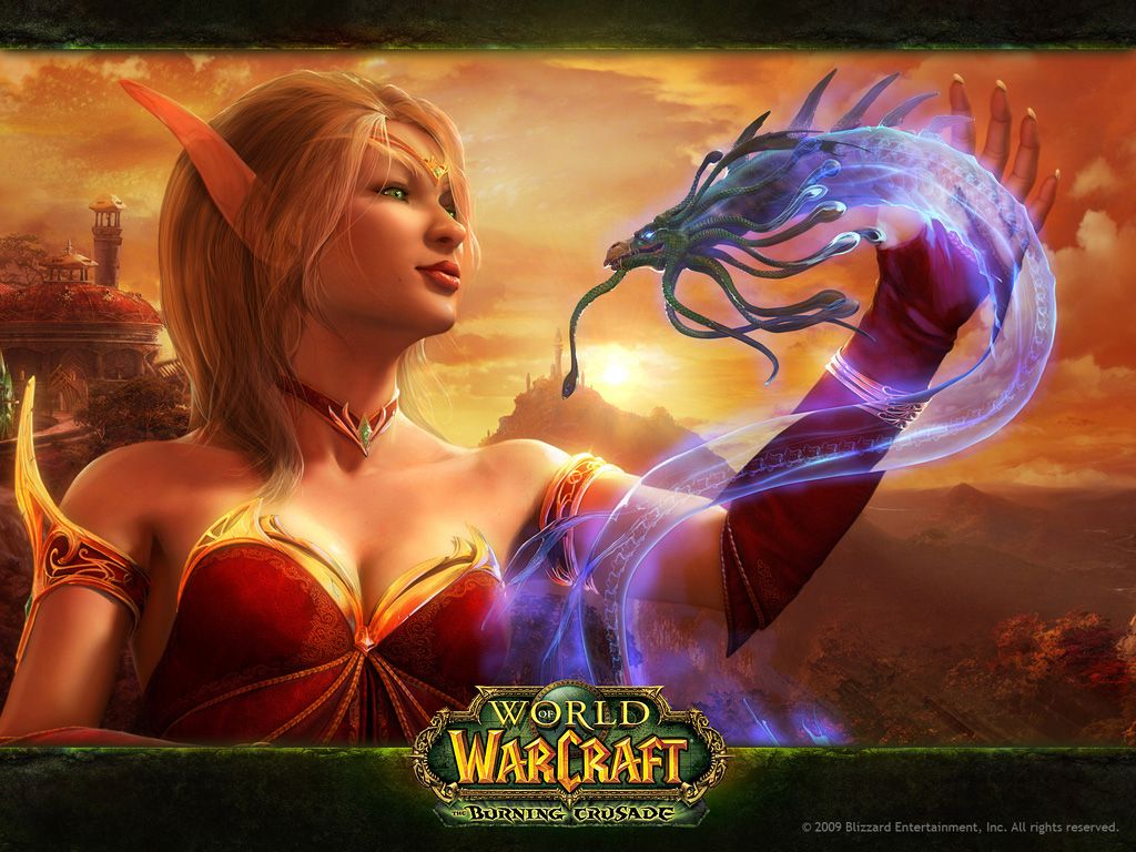 World of WarCraft: The Burning Crusade Wallpaper (Official Website): 1024x768