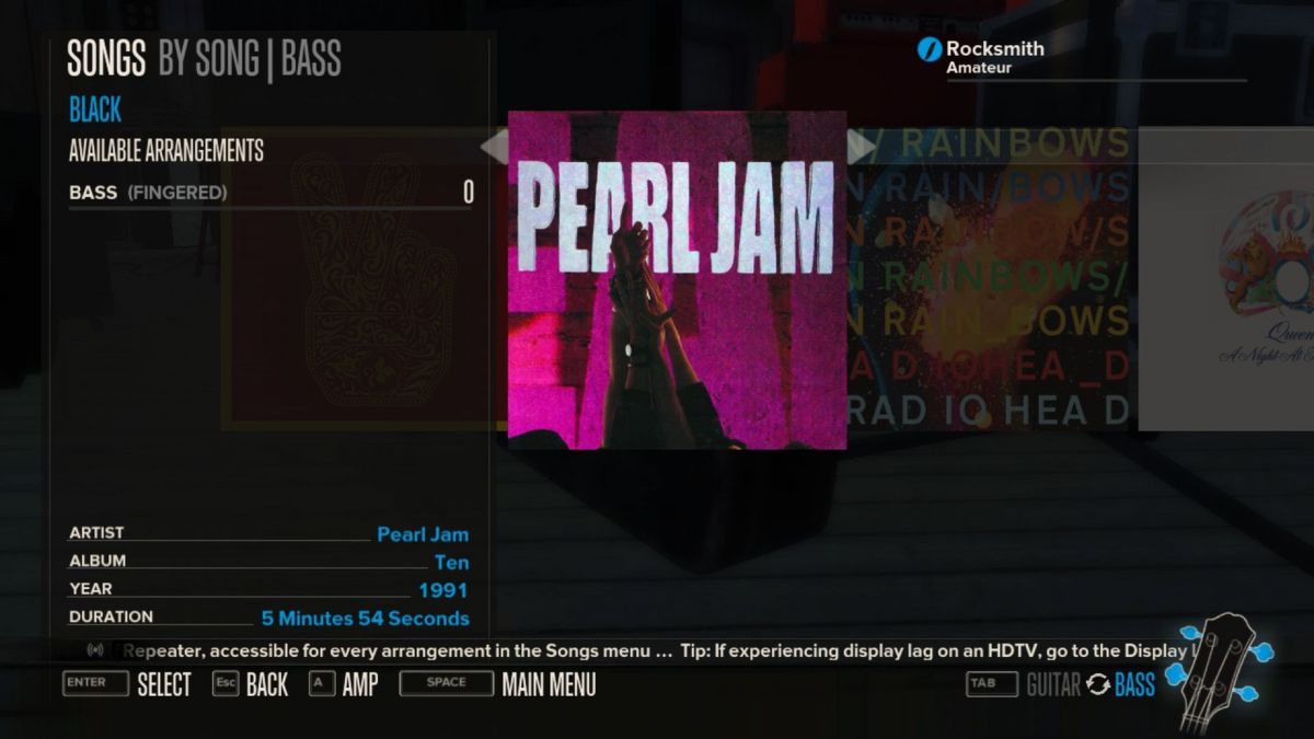 Rocksmith: Pearl Jam - Black Screenshot (Steam)