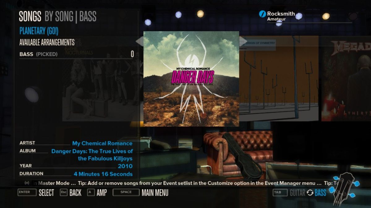 Rocksmith: My Chemical Romance - Planetary (GO!) Screenshot (Steam)