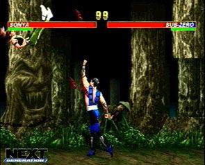 Mortal Kombat Trilogy Screenshot (Next Generation Online preview, 1996-06-12): PSX version