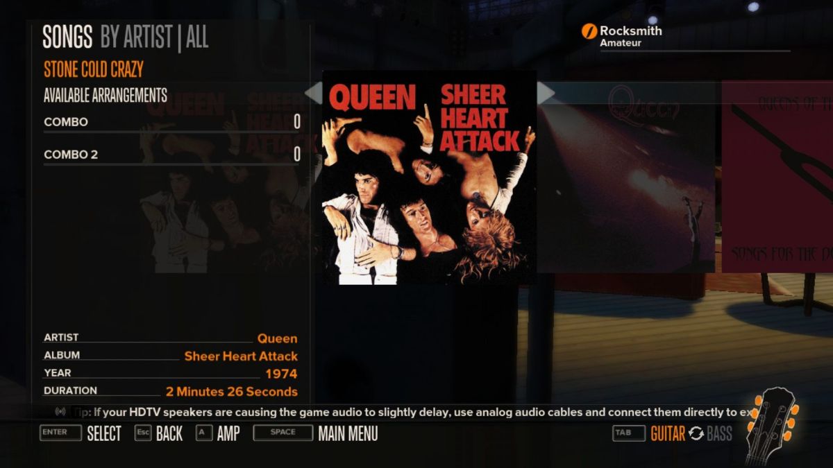Rocksmith: Queen 5-Song Pack Screenshot (Steam)