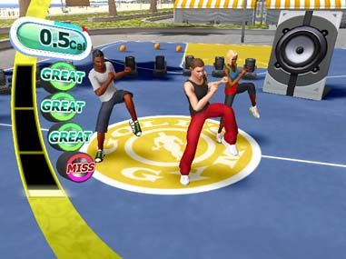 Gold's Gym Dance Workout Screenshot (Nintendo.com)