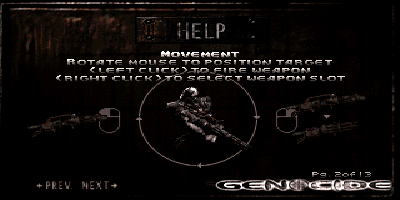 Genocide Screenshot (KaosKontrol website, 1998)
