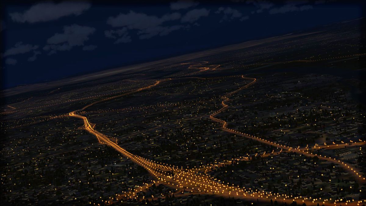 Microsoft Flight Simulator X: Steam Edition - Night Environment: Connecticut Screenshot (Steam)
