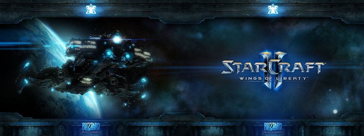 StarCraft II: Wings of Liberty Wallpaper (Official Web Site): 3200x1200