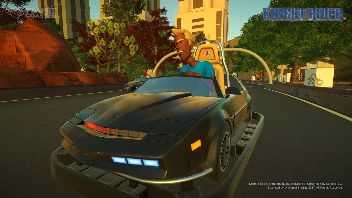 Planet Coaster Knight Rider Kitt Construction Kit Official