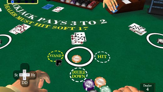 VIP Casino: Blackjack Screenshot (Nintendo.com)