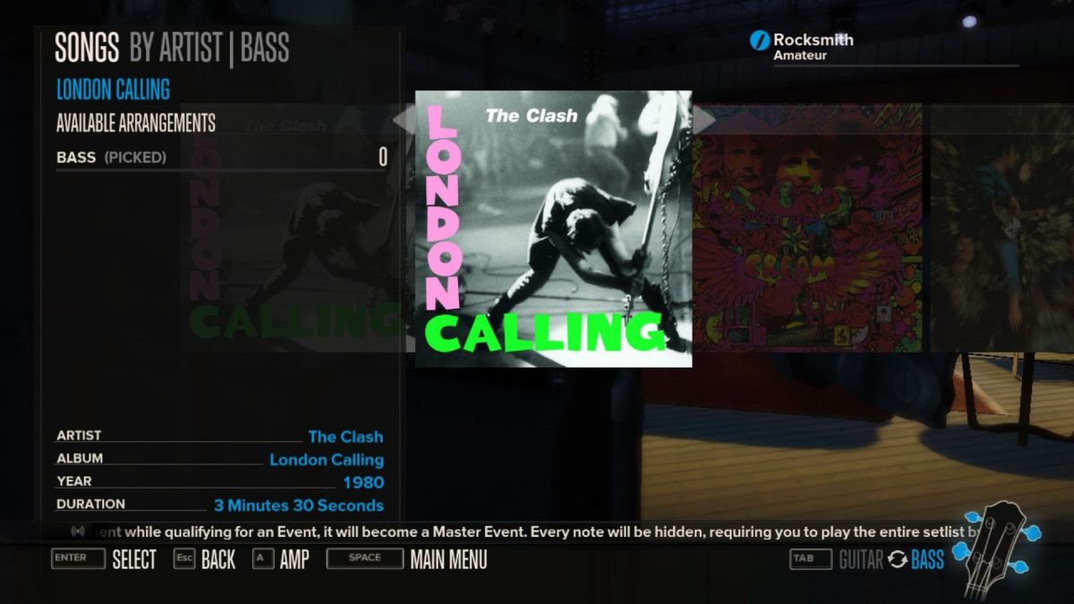 Rocksmith: The Clash 3 Song-Pack Screenshot (Steam)
