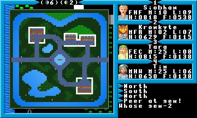 Exodus: Ultima III Screenshot (LairWare website, 2001): LairWare Macintosh version screenshot