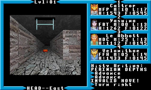 Exodus: Ultima III Screenshot (LairWare website, 2001): LairWare Macintosh version screenshot