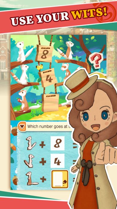 Layton's Mystery Journey: Katrielle and the Millionaires' Conspiracy Screenshot (iTunes Store)
