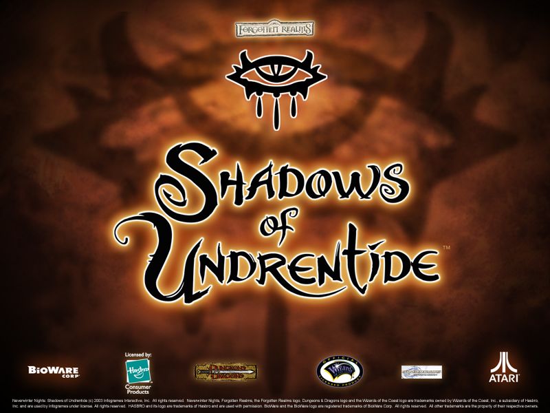 Neverwinter Nights: Shadows of Undrentide Wallpaper (Official website, 2003): Shadows of Undrentide