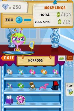 nintendo moshi monsters moshling zoo