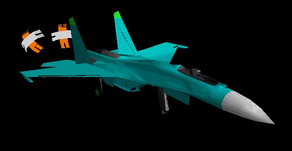 Su-27 Flanker Mission Disk Other (SSI website, 1997): In-game 3D model