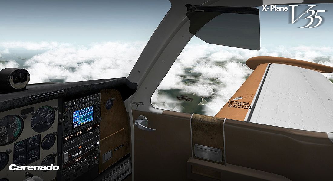 X-Plane 10: V35 Bonanza Screenshot (Steam)