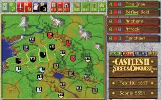 Castles II: Siege & Conquest Screenshot (Interplay website, 1996)