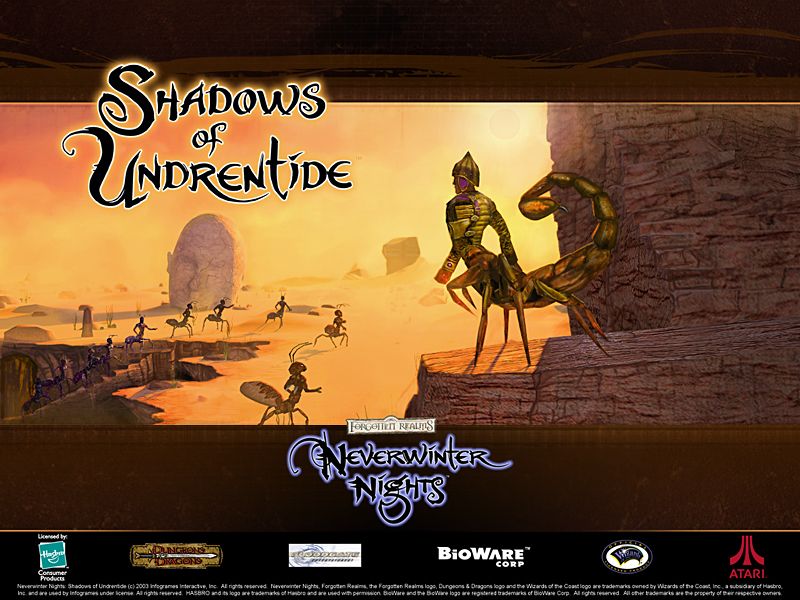 Neverwinter Nights: Shadows of Undrentide Wallpaper (Official website, 2003): Desert