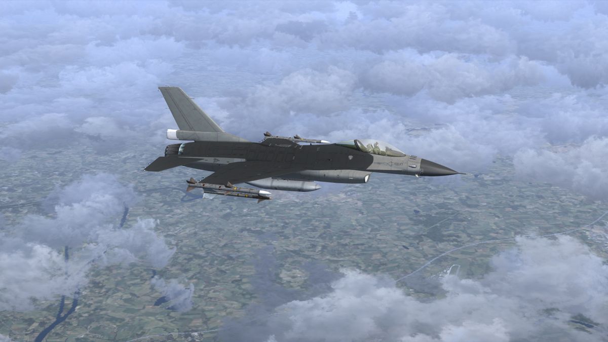 Microsoft Flight Simulator X: Steam Edition - F-16 Fighting Falcon Screenshot (Steam)