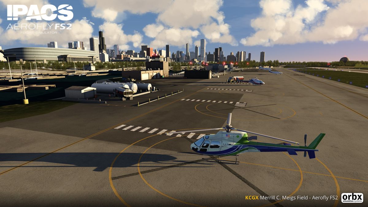 Aerofly FS 2 Flight Simulator: KCGX Meigs Field Screenshot (Steam)