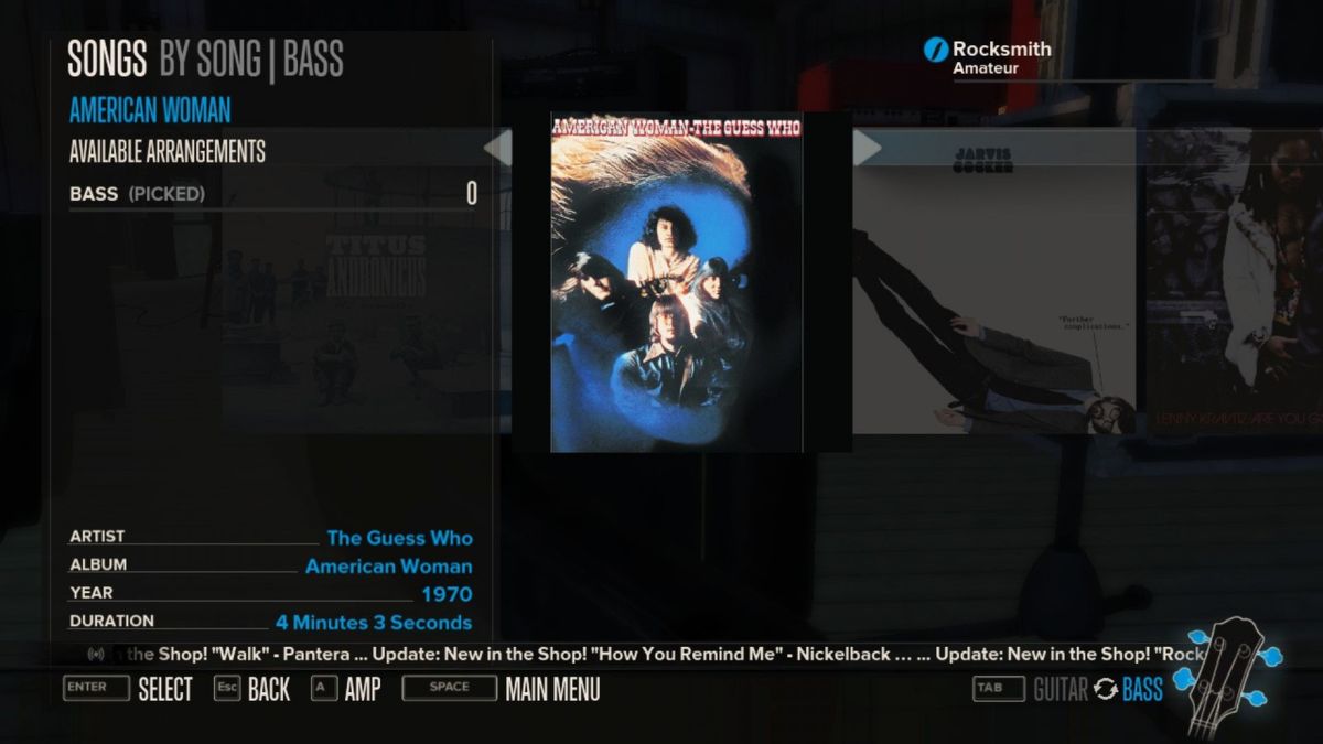 Rocksmith: The Guess Who - American Woman Screenshot (Steam)