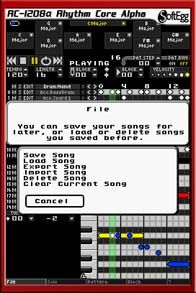 Rhythm Core Alpha Screenshot (Nintendo.com)