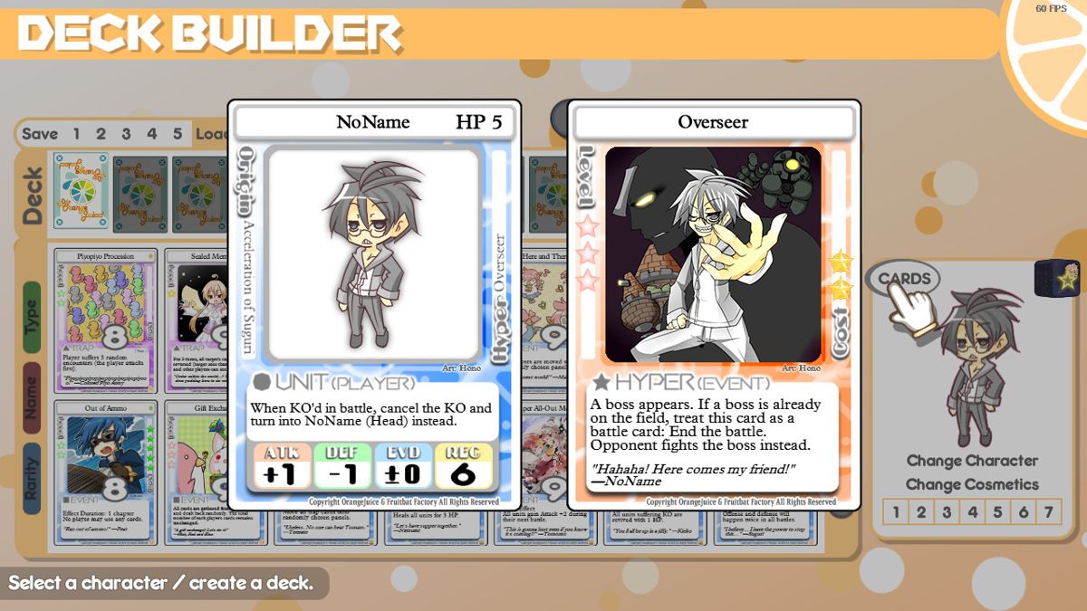 100% Orange Juice! Kiriko & NoName Pack Screenshot (Steam)