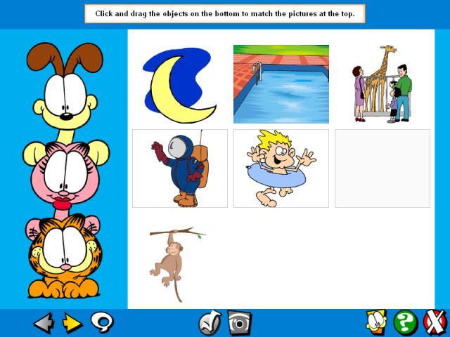 Garfield's It's All About Thinking Skills Screenshot (Idigicon.com (2005))