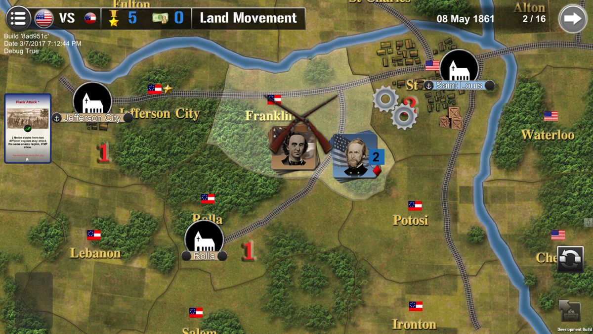 Wars Across the World: Missouri 1861 Screenshot (Steam)