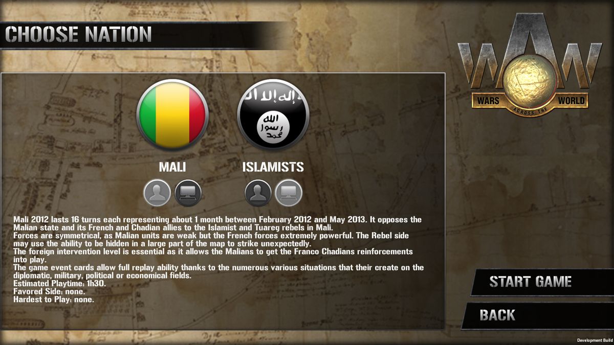 Wars Across the World: Mali 2012 Screenshot (Steam)
