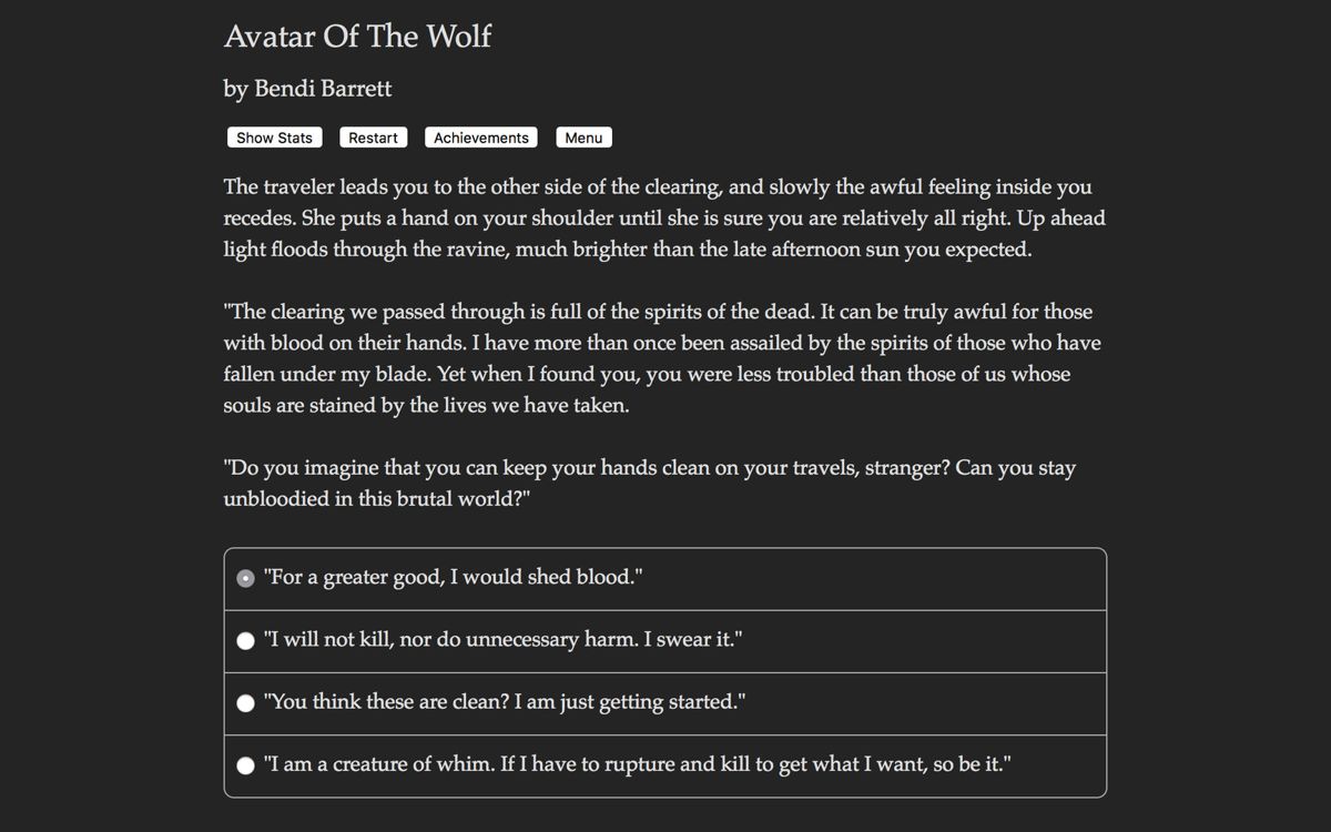 Avatar of the Wolf Screenshot (Steam)