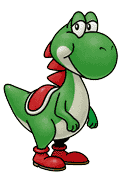 Super Smash Bros. Render (SmashBrothers.com): Yoshi's Island Mario's buddy is full of vim and vigor and can't wait to get into the ring to show the other contestants that this little dinosaur's fighting skills are far from extinct. Yoshi is one of the fastest fighters, and has an impressive jumping range. His egg attacks are a little weak, but they give him an advantage at a distance.