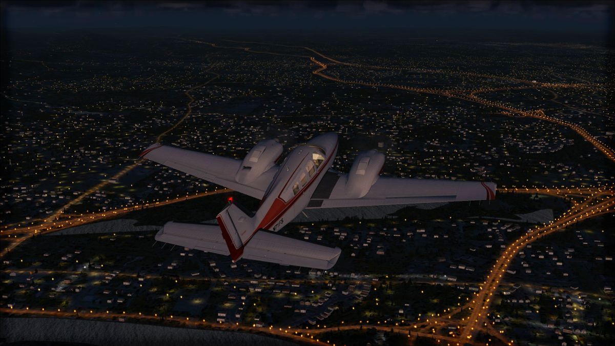Microsoft Flight Simulator X: Steam Edition - Night Environment: Pennsylvania Screenshot (Steam)