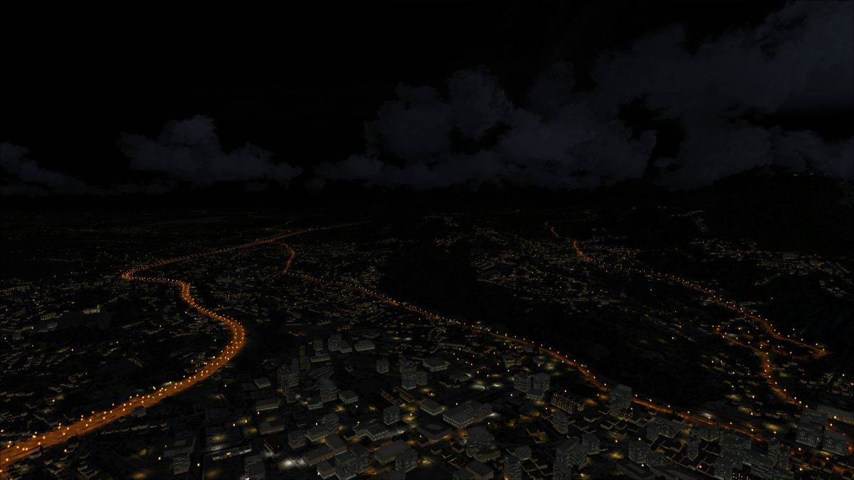 Microsoft Flight Simulator X: Steam Edition - Night Environment: Alps Screenshot (Steam)